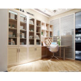 Oppein Euro Style Grey Office Wood Book Shelf (SG11349)