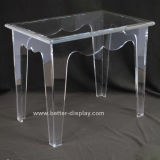 Modern Clear Acrylic Squre Dining Table (BTR-Q7003)