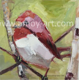 Palette Knife Bird Oil Paintings Farm Art on Canvas for Home Decoration