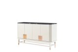 White Wood Modern Living Room Cabinet (RG1504)