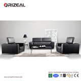 Orizeal Large Comfy Folding Black Leather Couch (OZ-OSF005)