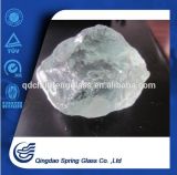 White Clear Decorative Glass Stones Size9-12cm