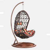 Outdoor Furniture Patio Swing Wicker / Rattan Swing /Outdoor Rattan Adult Hanging Egg Swing Chair D013b