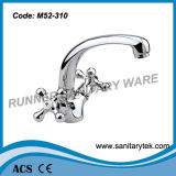 Double Handle Sink Faucet with Spout (M52-310)