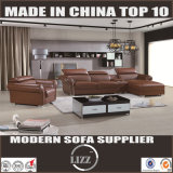 Modern Sectional Leather Sofa Brown Lz610