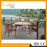 Outdoor Garden Furniture All Weather Wicker Rattan 6 Seater Dining Furniture Table Set