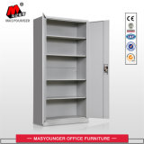 Knocked Down Office Use Metal Swing Doors with Four Adjustable 4 Shelves Storage Filing Cupboard/Cabinet