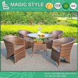 Rattan Dining Set Outdoor Wicker Dining Chair Garden Dining Set (Magic Style)