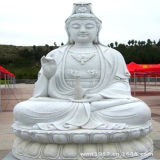 Marble and Ganite Carved Buddha Statue