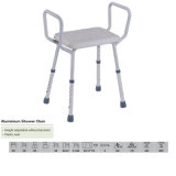 Aluminum Shower Chair with High Armrest