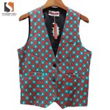 Azo Free Taffetaa Men's Fulll Printed Fashion Fancy Vest Waist Coat