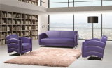 Purple Special Modern Design Metal Stud Leather PU Sofa