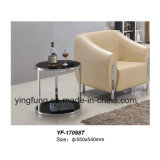 Home Furniture Stainless Steel Frame Tempered Glass Table Yf-T17098
