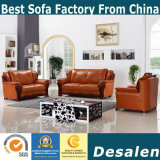 New Arrival Factory Wholesale Price Genuine Leather Sofa (A05)