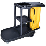 Multi-Purpose Design Hotel Cleaning Trolley with Bag