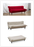 Chinese Style Folded Sofa Bed with Thin Cushion