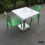 Snow White Customized 2 Seater Fast Food Restaurant Chairs and Table