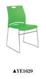New Arrival Plastic Stackable Chair with Metal Frame