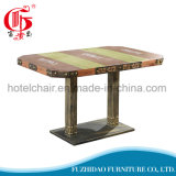 Hot Sale Antique Wooden Square Dining Coffee Table
