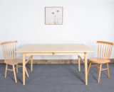 Wood Cafe Modern Furniture Banquet Chair and Table with Different Size