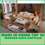 European Style Luxurious Living Room Top Grain Leather Sofa
