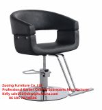Modern Barber Chair with Various Color Leathers' Armrest and Stainless Steel Footrest