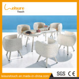 Leisure Outdoor Poly Rattan Table and Chairs Fashion Style Furniture for Beach House