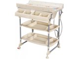 Changing Table Bath and Nappy Combination Unit with Storage Space