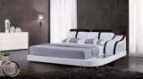 Home Furniture Bedroom Wooden Double Bed with Night Stand