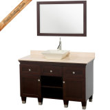 Modern Solid Wood Single Sink Bathroom Furniture Vanity Cabinets