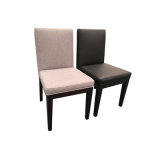 Modern Tiffany Dining Chair with Fabric Cushion Seat Wooden Leg