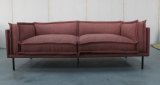 Modern High Quality Fabric with Feather Seat Cushion 3 Seat Sofa Yh-345