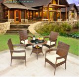 Cheap Outdoor Garden PE Rattan / Wicker Round Coffee Table and Chairs Set (Z347)