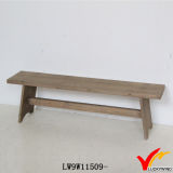 Handmade Wood Antique Long Stool French Furniture Bench
