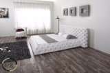 European Upholstered King Size Leather Bed Designs