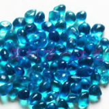 Blue Round Micro Crystal Pebble