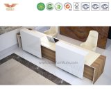 Latest Design Office Furniture Reception Desk with Drawers Cabinet Wood Computer Desk