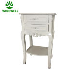 Wood Bedroom Furniture Nightstand Cabinet Design with Two Drawers