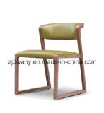 American Style Wooden Chair Dining Room Leather Chair (C-56)