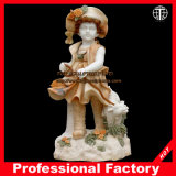 Baby Colorful Marble Statue Garden Docoration Sculpture