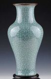 Chinese Antique Porcelain Slitting Celadon Vase