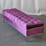 Modern Tufted Fabric Bed Long Bench Stool (SP-ES117)