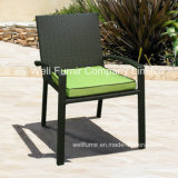 Wicker Arm Chair/Deep Seating/Rattan Furniture/Rattan Dining Chair/Wicker Bistro Chair