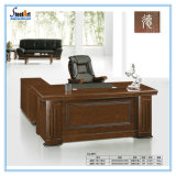 L Shaped Wood Veneer Luxury Office Desk (FEC-A40)