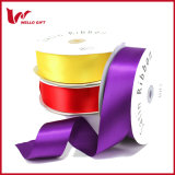 Manufactured Solid Satin Ribbon for Gift Wrapping Wedding Decoration