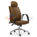 Tea Color Executive High Chair Adjust Height Office Furniture (HY-118A)
