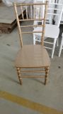 Wood Shiny Gold Chiavari Chair, Tiffany Chair by Manufacture