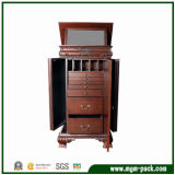 Classical Custom Wooden Storage Jewelry Cabinet