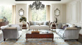 European Top Sofa with Solid Wood Frame / Classic Royal Sofa
