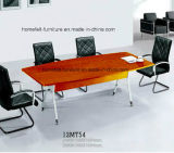 Office Desk with Chromed Stainless Steel Legs Modern Conference Table